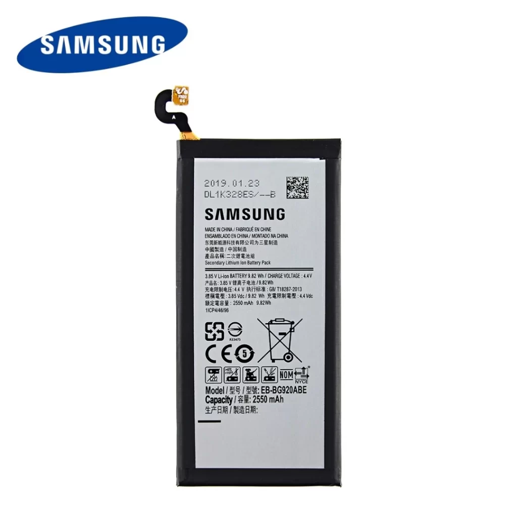 باتری سامسونگ Galaxy S6 Edge EB-BG925ABE خرید موبایل امیر ظرفیت 2600mAh قطعات موبایل