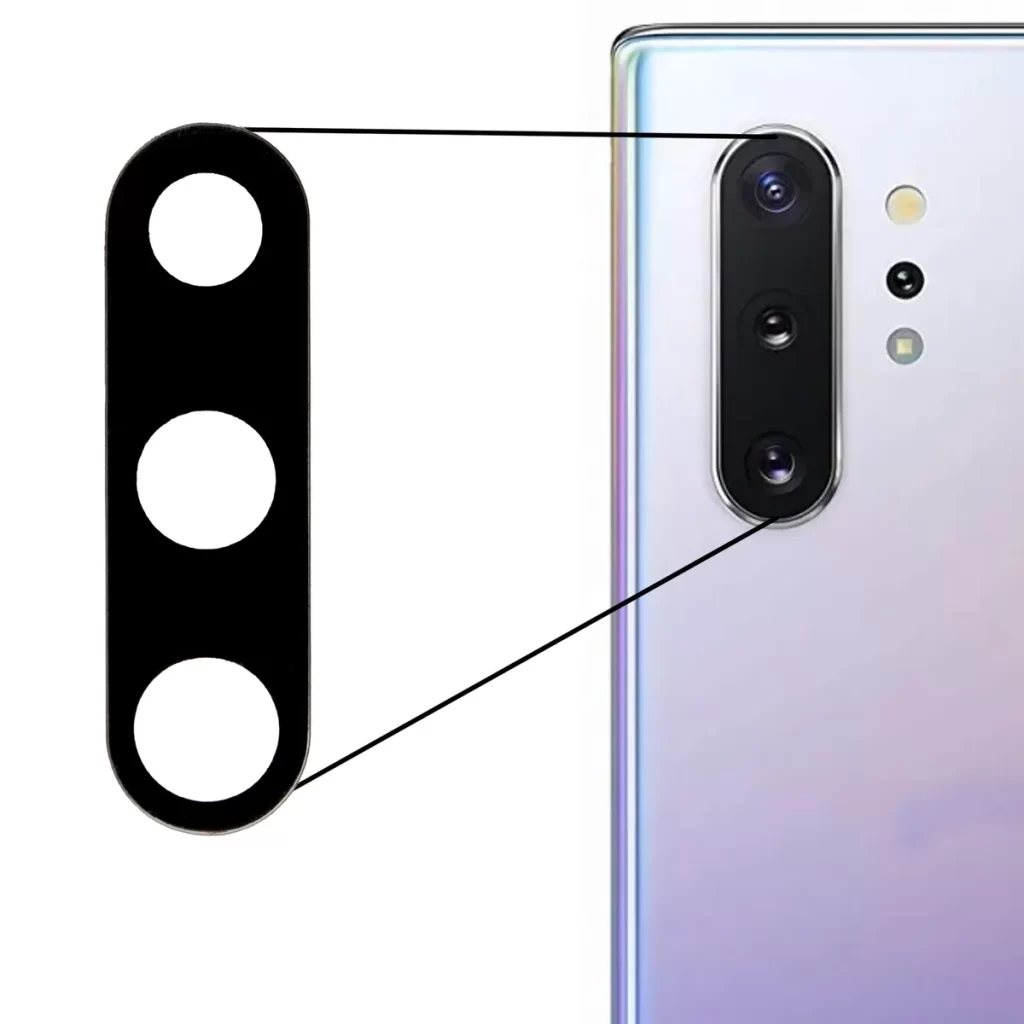 شیشه لنز دوربین سامسونگ Note 10 Plus خرید موبایل امیر قطعات موبایل با کیفیت